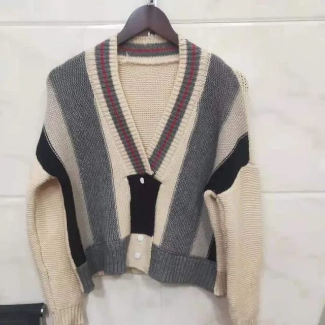 Woman Sweater Knitted Cardigan Casual