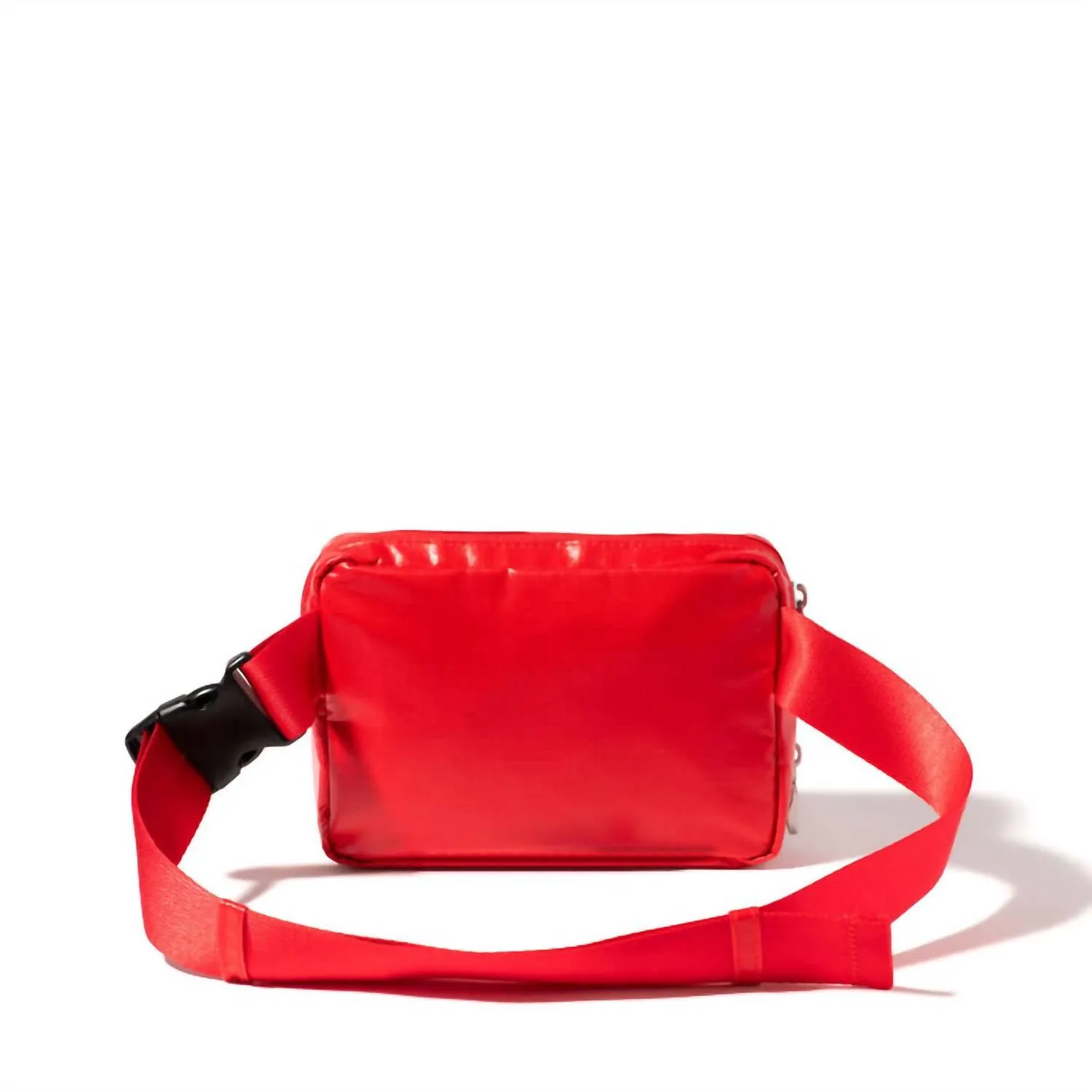 Women's Modern Belt Sling Bag In Lava Gloss Ripstop