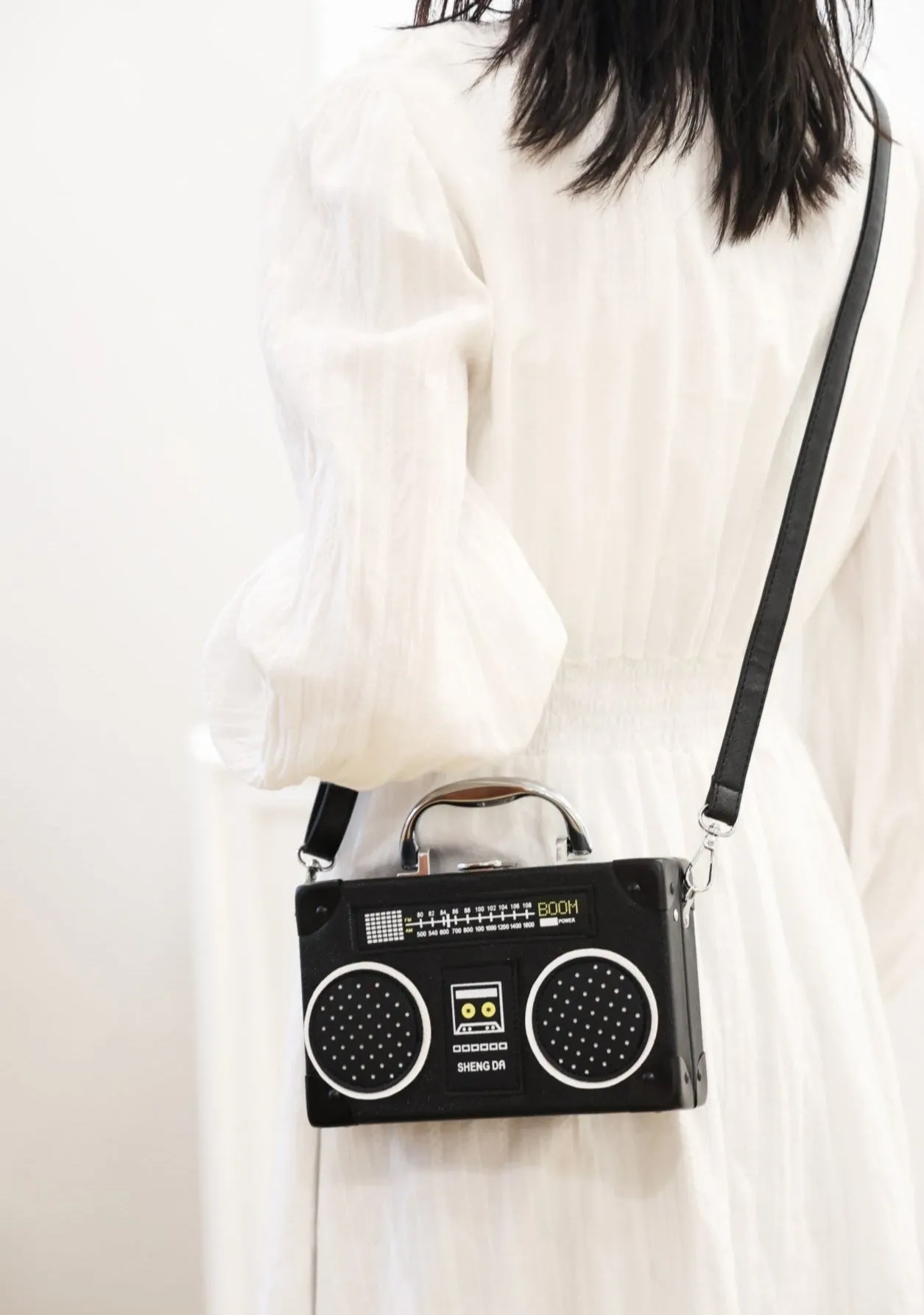 Women's Vintage Radio Imitation Mini Crossbody Bag