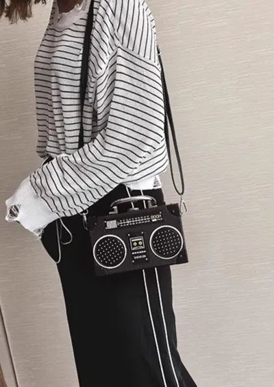 Women's Vintage Radio Imitation Mini Crossbody Bag