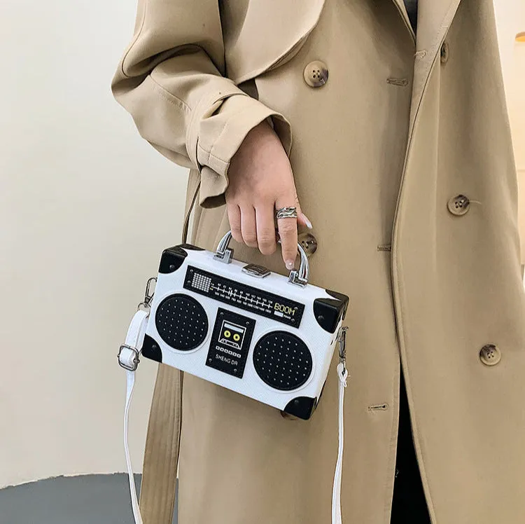 Women's Vintage Radio Imitation Mini Crossbody Bag