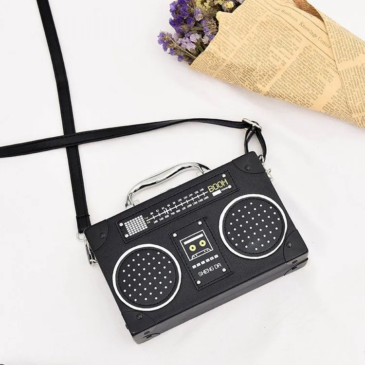 Women's Vintage Radio Imitation Mini Crossbody Bag