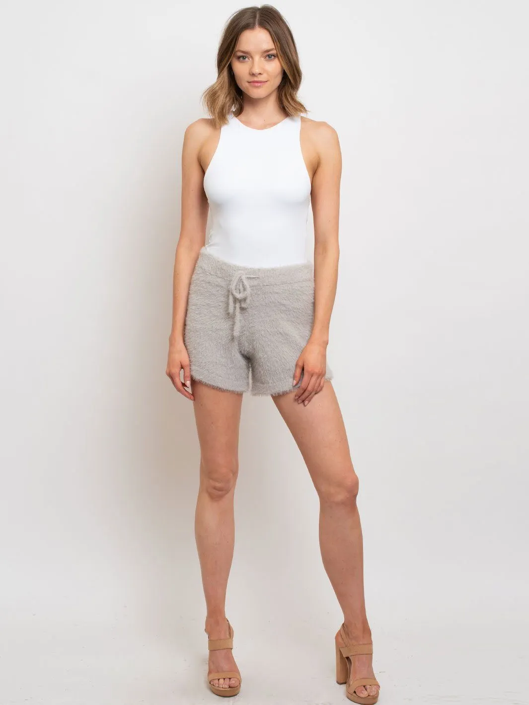 WOMEN'S WEEKEND FUZZY SHORTS