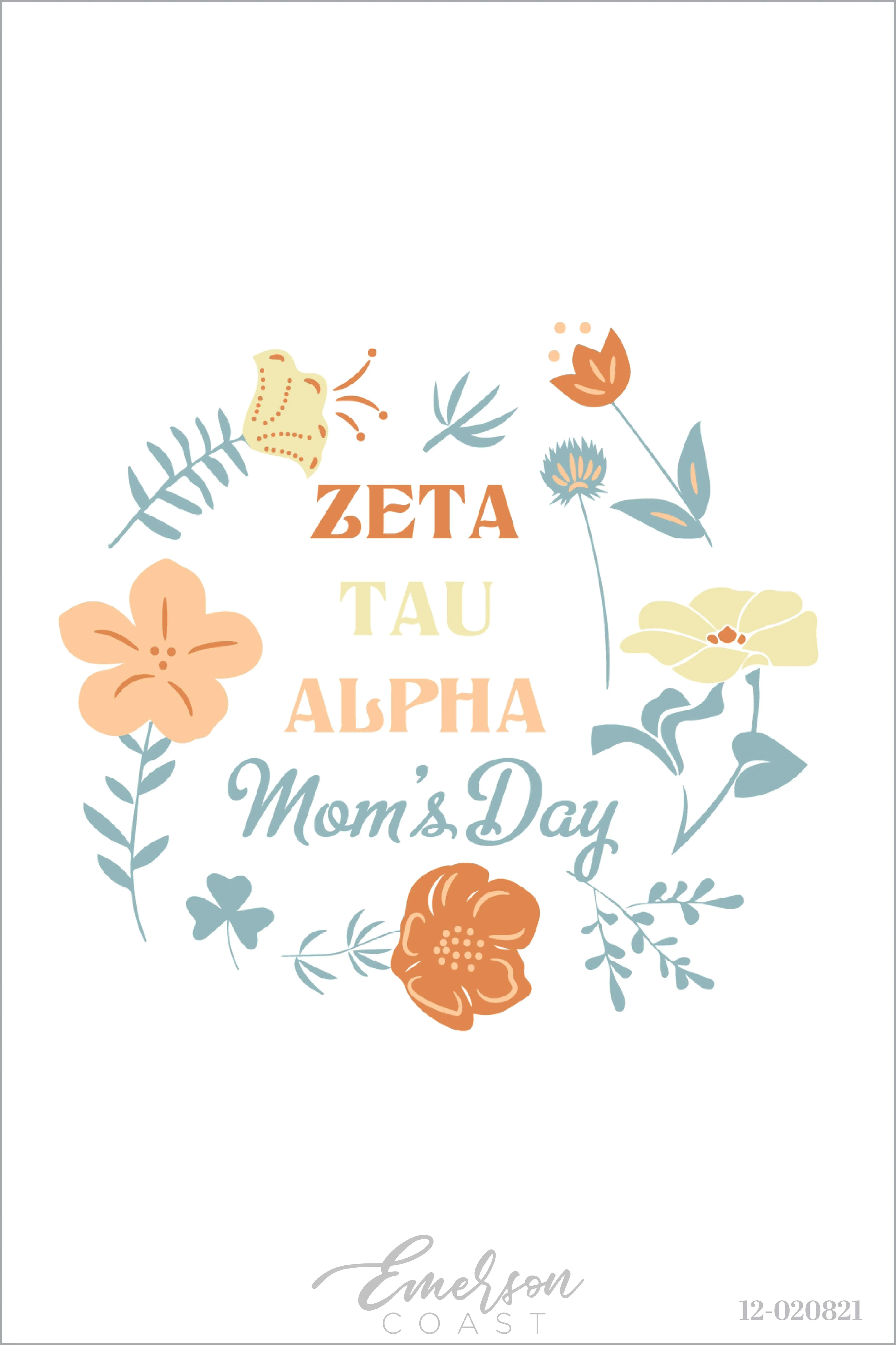 Zeta Tau Alpha East Central University Mom's Day T-Shirt