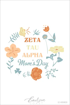 Zeta Tau Alpha East Central University Mom's Day T-Shirt
