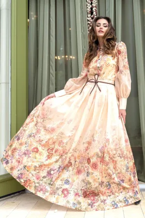 ZIMMER DESIGNER INSPIRED 2PC MAXI TOP SET FLORAL