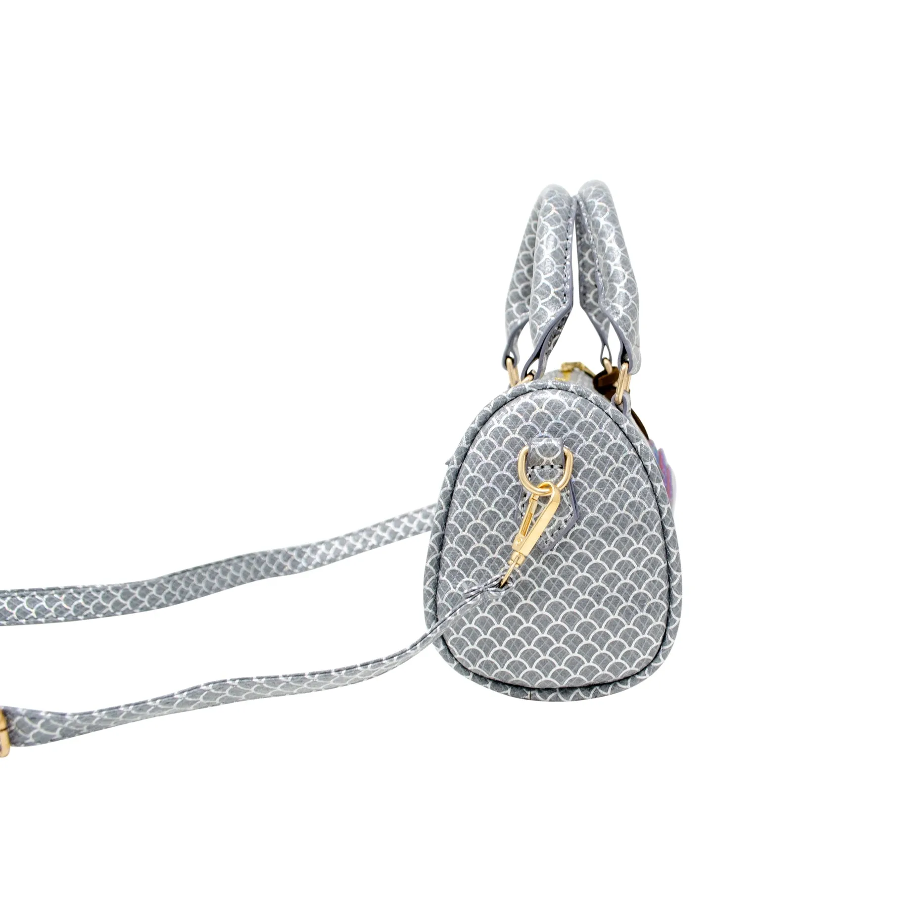 Zomi Gems Mermaid Scale Handbag - Silver