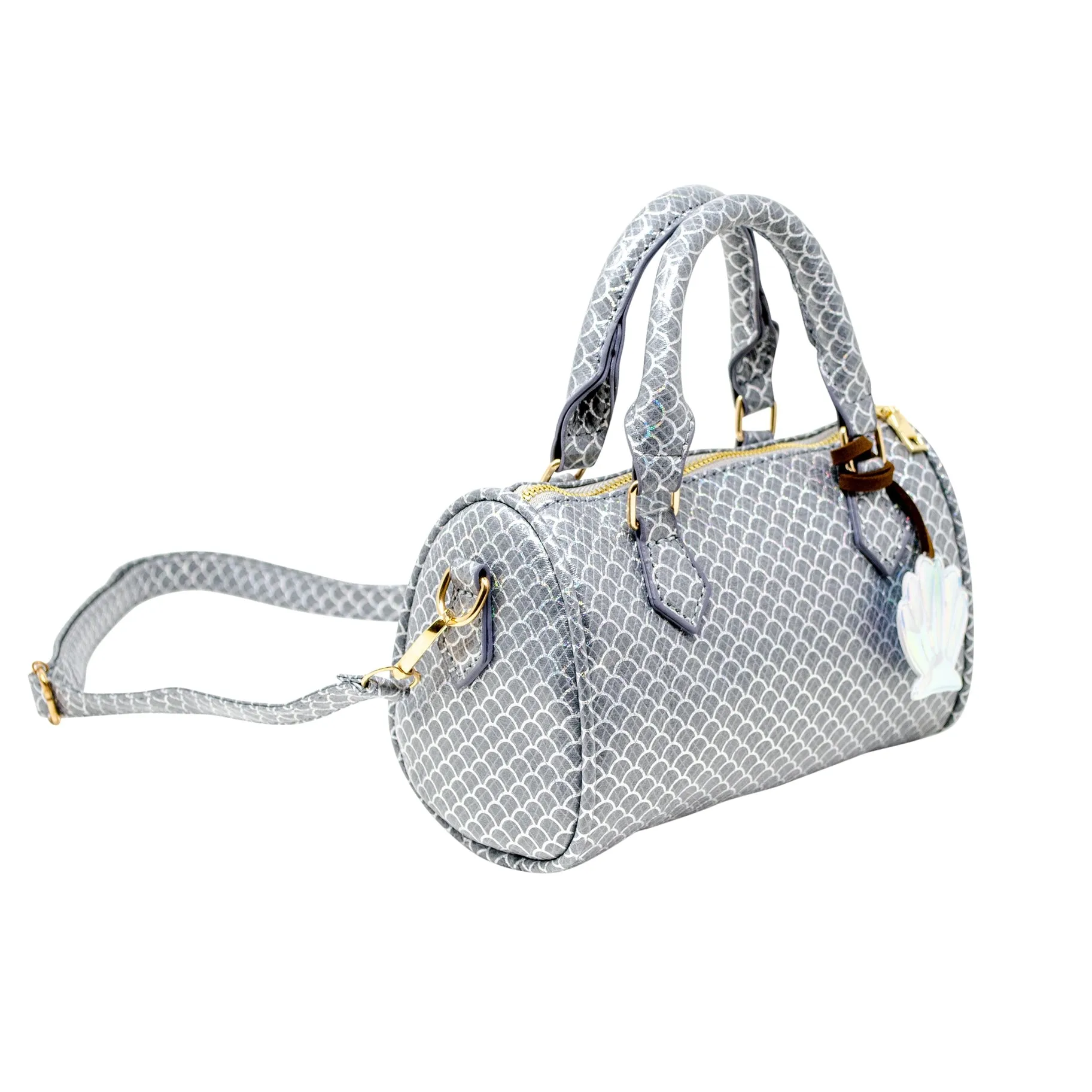 Zomi Gems Mermaid Scale Handbag - Silver